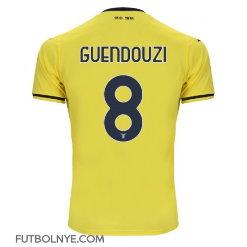 Camiseta Lazio Matteo Guendouzi #8 Visitante Equipación 2024-25 manga corta